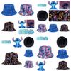New Stylish Stizy Graffiti Black Cartoon Printed Adult Fisherman Hat Casual Bucket Hat Sunscreen Cap