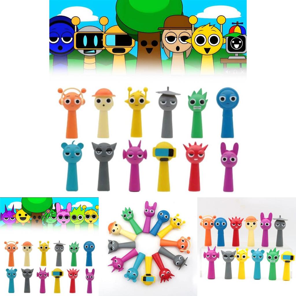 Adorable Rhythm Box Blind Box Toy Set With Pvc Figures And Collectible Cards