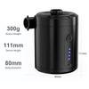 Air Pump Portable Electric Air Pump 5200mAh Rechargeable Battery USB Type-C Charging Mini Air Inflator & Deflator with 4 Nozzles
