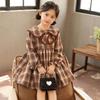 Girls' Fashionable Long-sleeved Dress, Spring and Autumn Sweet Floral Princess Dress for Children