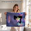 Black Bear Star Light Quick Dry Towel, Dreamy Cloud Decorative Bath Towel
