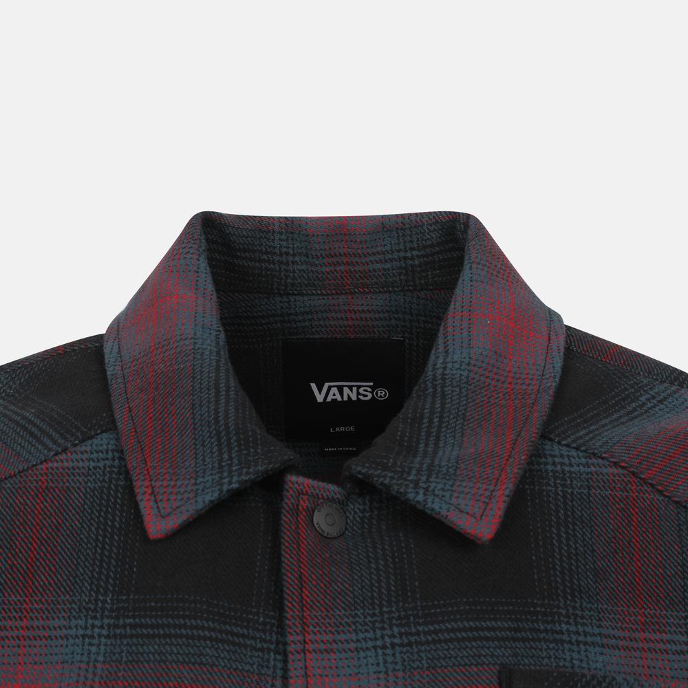 Vans Horse Cny Shacket Plaid Long Sleeve Shirt Men shirts VN000TH1GLR