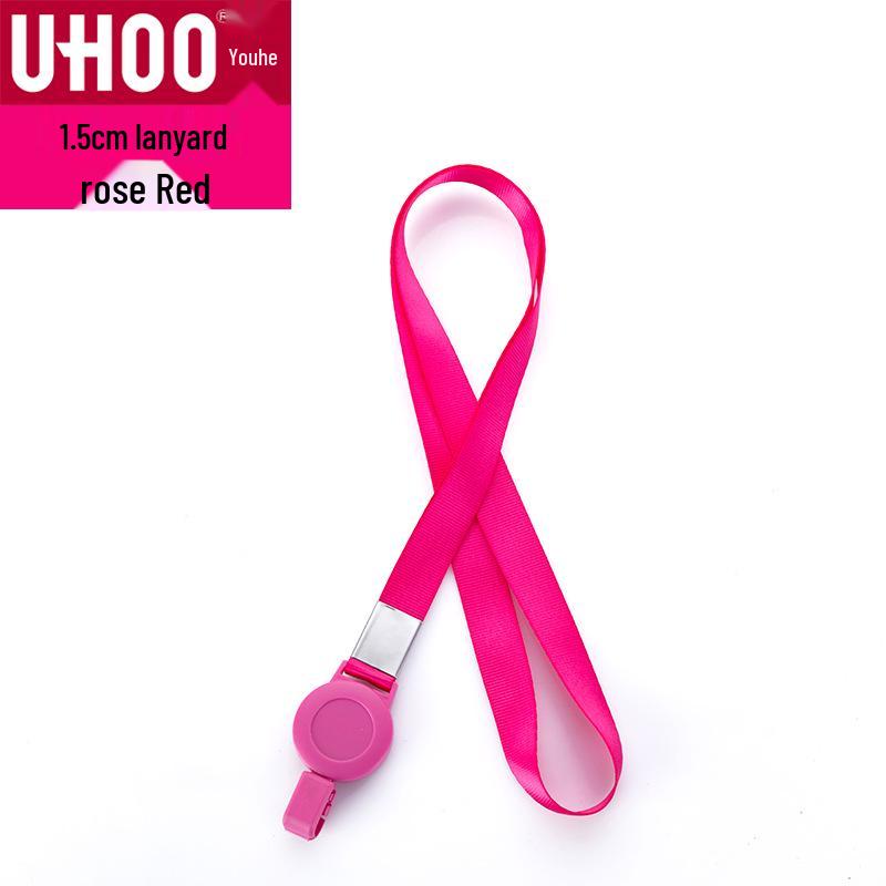 Youhe Retractable Badge Holder Lanyard with Safety Buckle and Customizable ID Card Holder