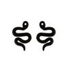 Stainless Steel Geometric Animal Earrings Set: Water Drop, Horseshoe, Heart, Cross, Fish, Snake Designs