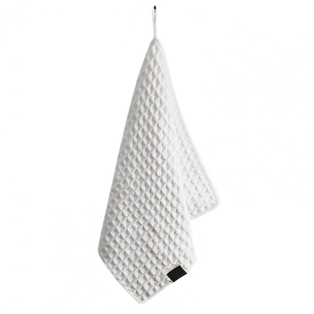 Lanyard Design Cloth Waffle Rag Quick-drying Soft Waffle Rag Towel Set for Home Kitchen Absorbent Dish Cloth Hand for Dinner