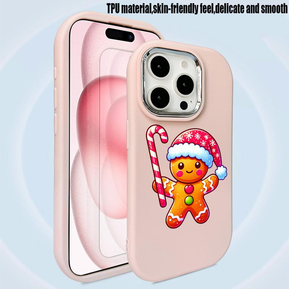 N100 Веселые рождественские мягкие чехлы для телефонов iPhone 15 16 Pro Max Xiaomi 11 — фото 5