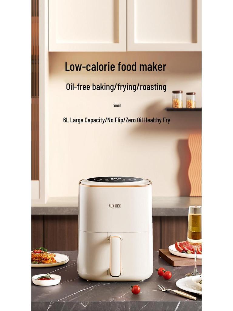 AUX 2024 Smart Visuell Multifunktionaler Ölfreier Heißluftfritteusenofen