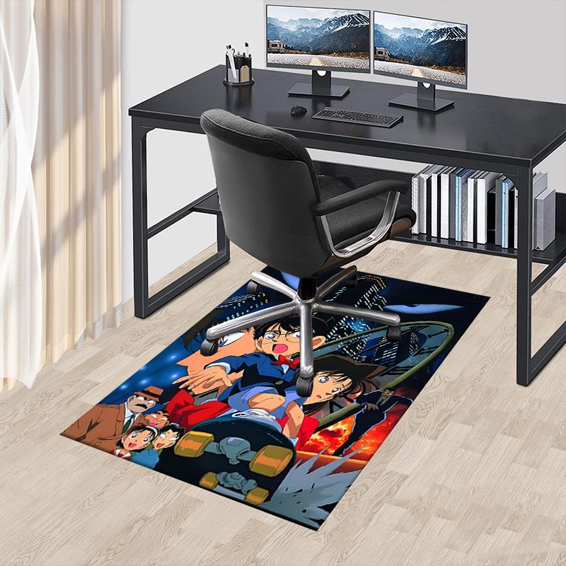 1pc Detective Conan Mystery Carpet for Playroom Bedroom Living Room Sofa Home Decor,kids Game Area Rug Non-slip Floor Mat Y72315