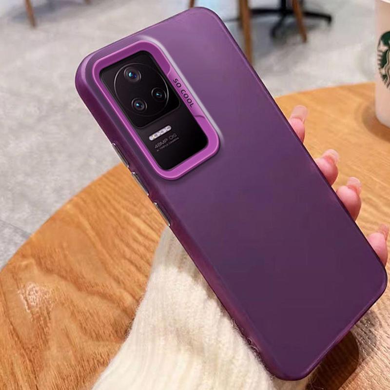 For Xiaomi Poco F4 Deksel POCO F4 Telefondeksel 22021211RG 22021211RI Deksel Redmi K40s pocof4 Luksuriøst Metallisk Aurora Skin Matt Deksel