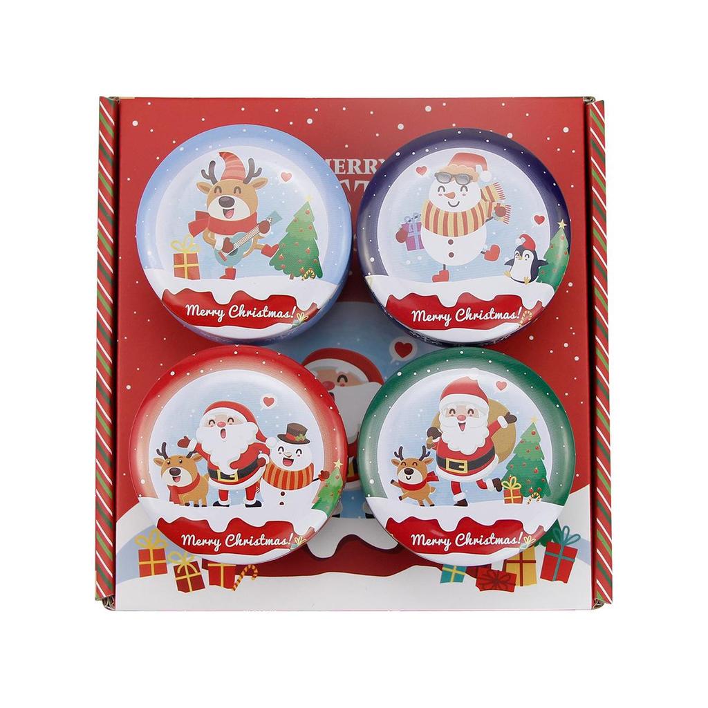 2.2oz Christmas Aromatherapy Candle with Dried Flowers - Romantic Festival Gift Box Souvenir