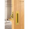 Modern Recessed Cabinet Door Handle Stainless Steel Sliding Door Handle Rustproof Pulls Furniture Hardware Enduring