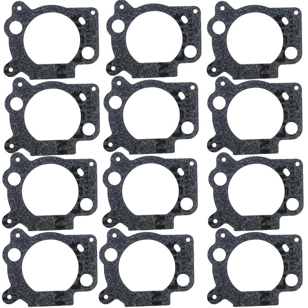 Carburetor Gasket for BS 691894 Air Cleaner Gasket Replacement for Models 273364 (12pcs)