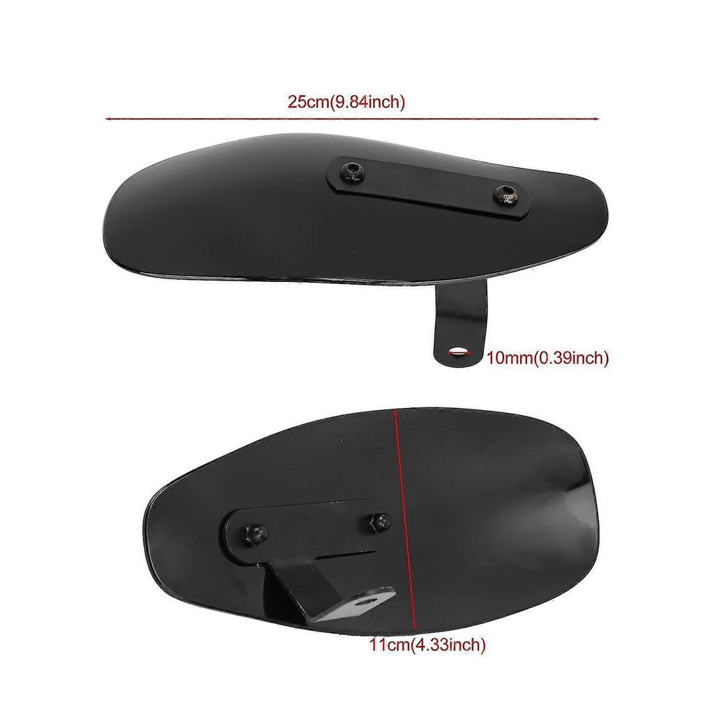 Motorcycle Handguards Universal Black Durable Plastic Shield Enhanced Protection Easy Installation Set for Motorcycles and Electric Bike
