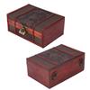 Classical Wooden Jewelry Storage Box Chest Case Holder Organizer with Lock