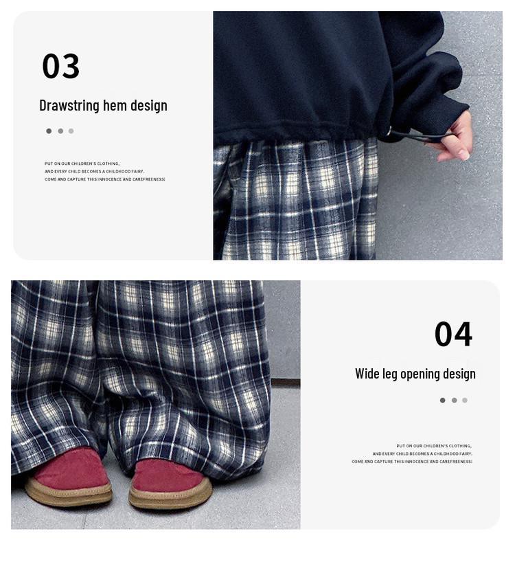 2025 Neues Frühherbst Mädchen Sweatshirt-Set mit Umlegekragen für die Mittelschule