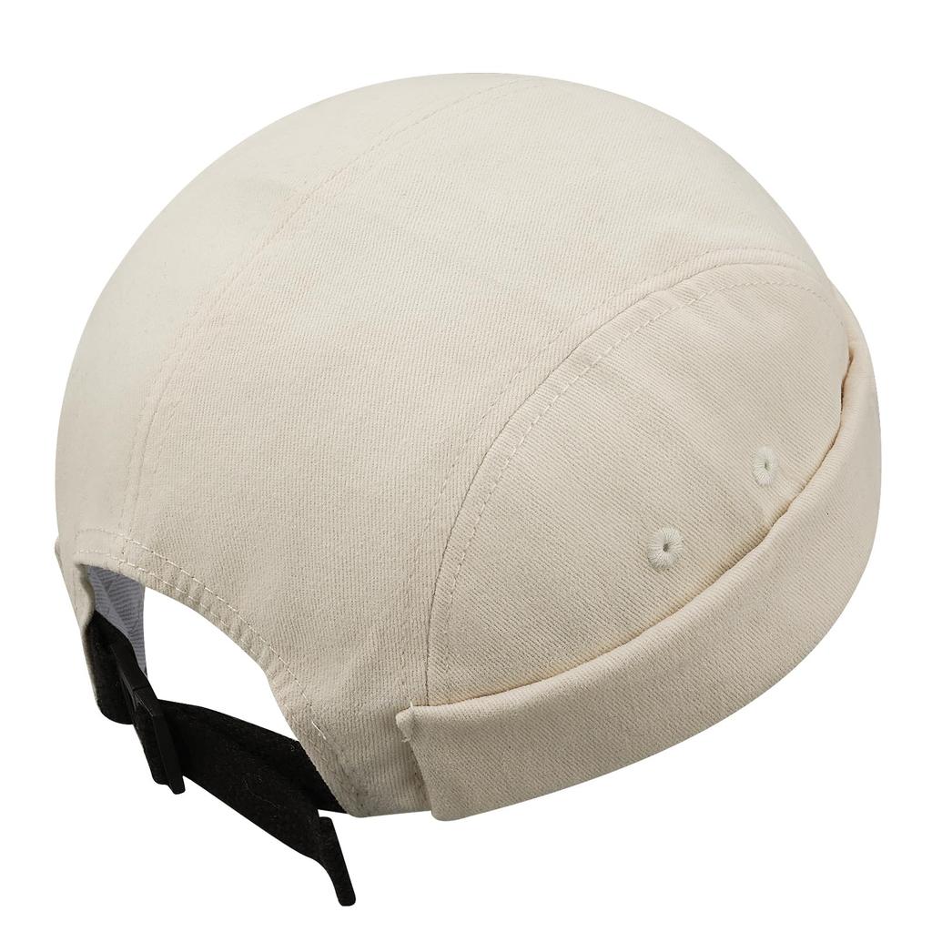 Croogo Brimless Roll Solid Summer Foldable Hat for and Cycling Men's Cap, Sweat-Wicking, Quick-Drying, Cotton, Color, Breathable, Driving, Shooting,