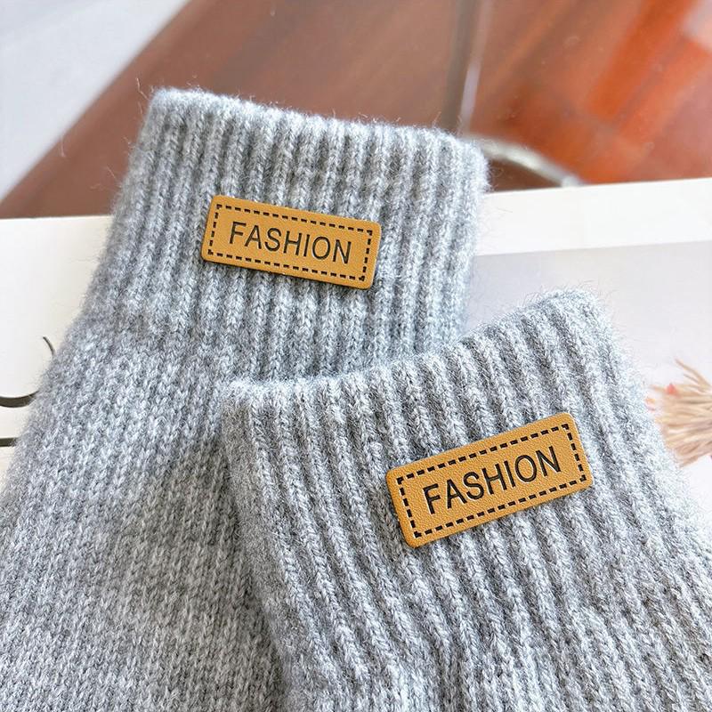 Women's Winter Touchscreen Riding Gloves - Thick, Warm, Wool-Knit, Cold-Proof