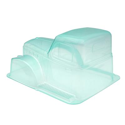 Cubierta de carrocería sin pintar 1/10, Control remoto, cabina de camión, PC, reemplazo de cuerpo transparente para 313