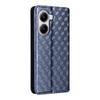 For Xiaomi Poco X7 Pro 5G/Redmi Turbo 4 5G Wallet Case Rhombus Imprinted Leather Phone Cover