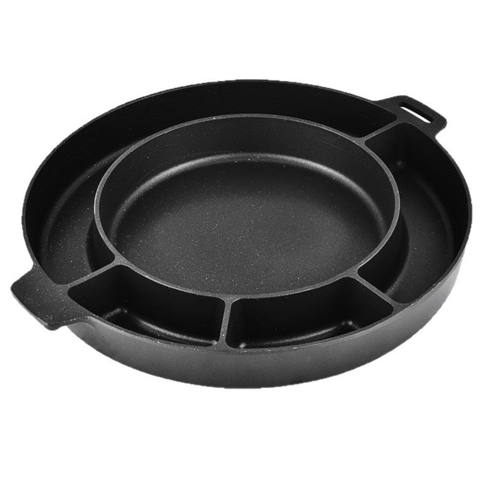 

1 шт. KOSUN Сковорода для жарки сыра Сковорода для блинов с антипригарным покрытием Сковорода для стейков Многофункциональная бытовая сковорода-гриль Кухонная утварь