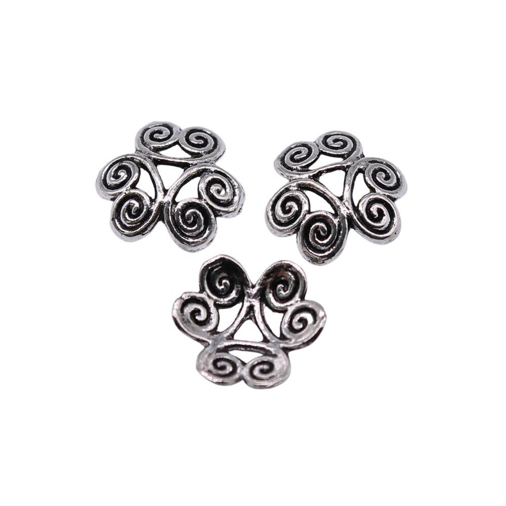 Flower Bead Cap Spacer Findings Ornate Covers For DIY Jewelry Making Materials