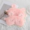 Cartoon Animal Plush Eye Mask, Light Blocking Sleep Eye Mask, Cute Home Nap Eye Mask