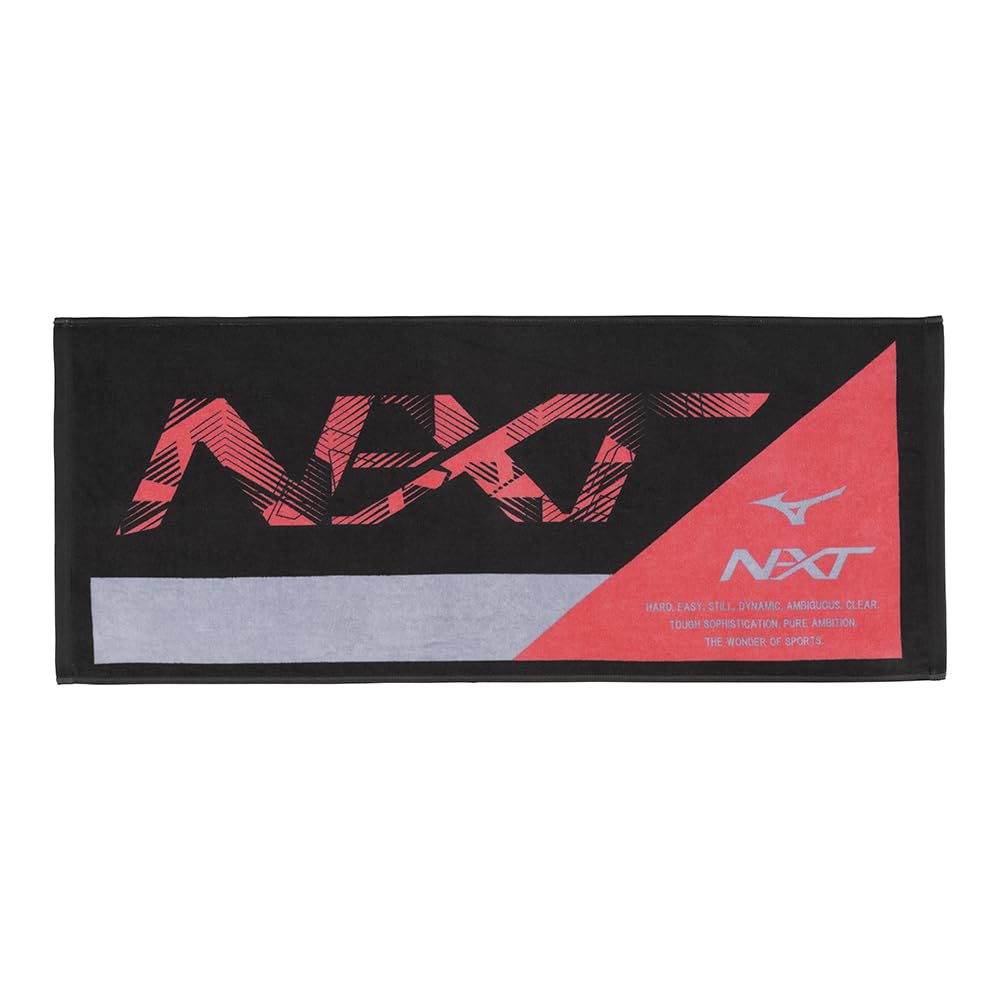 

Mizuno Имабари Лицо Красный Универсальный размер N-XT Полотенце, В коробке, Черный/Сияющий (32JYB103),