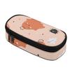 Pen Case Roomy Interior Durable 300D Polyester Zipper Closure with Mesh Pocket Removable Divider and Pen Slots for Boys Girls