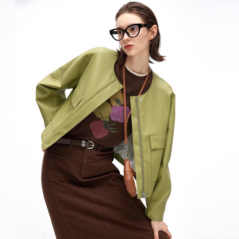 Women's Commuter Stylish PU Leather Jacket