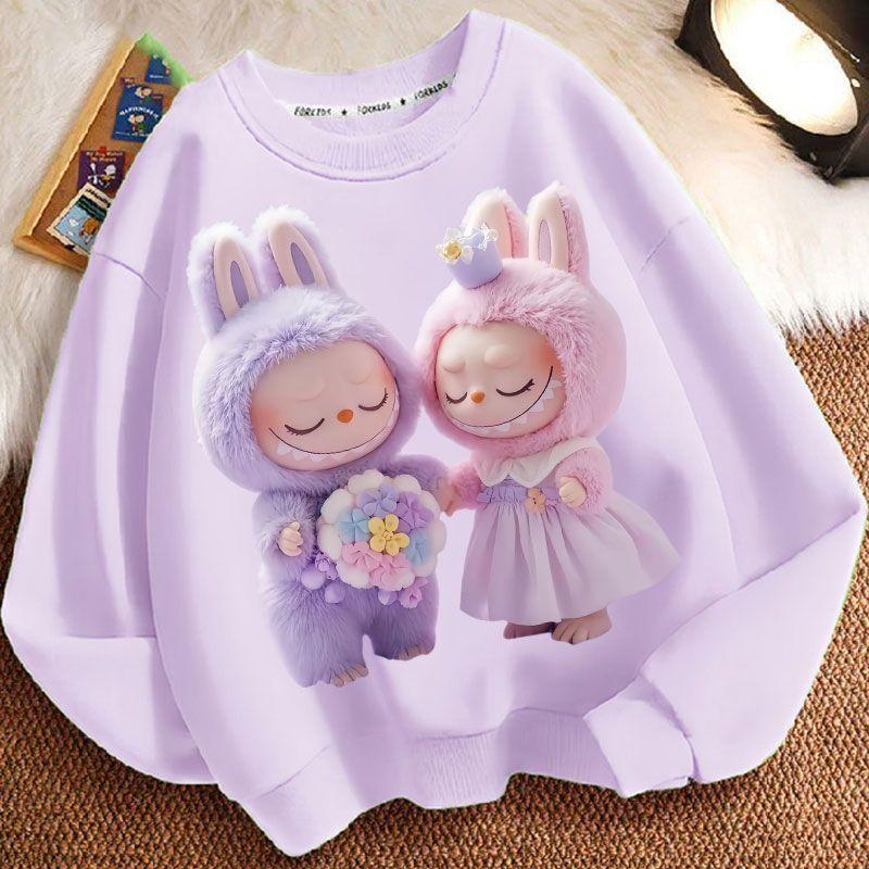 Children's Casual Hoodies, Fashionable Long-sleeved Loose Hoodies for Boys and Girls In Spring and Autumn