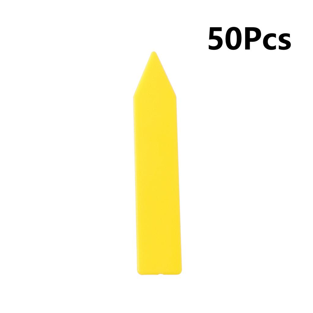 50pcs Waterproof PVC Plant Label Waterproof Nursery Garden Plant Label Pot Plant Name Seedling Label Tray Marker