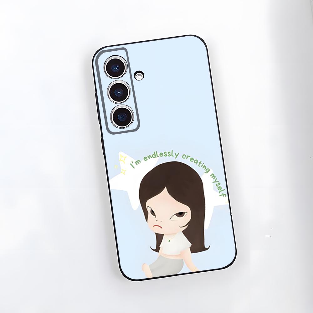 

Japan Y-Yoshimoto Nara Phone Case For Samsung A25 A13 A33 5G A54 A36 A35 A56 A52 A14 Shockproof Soft Cover Samsung A35