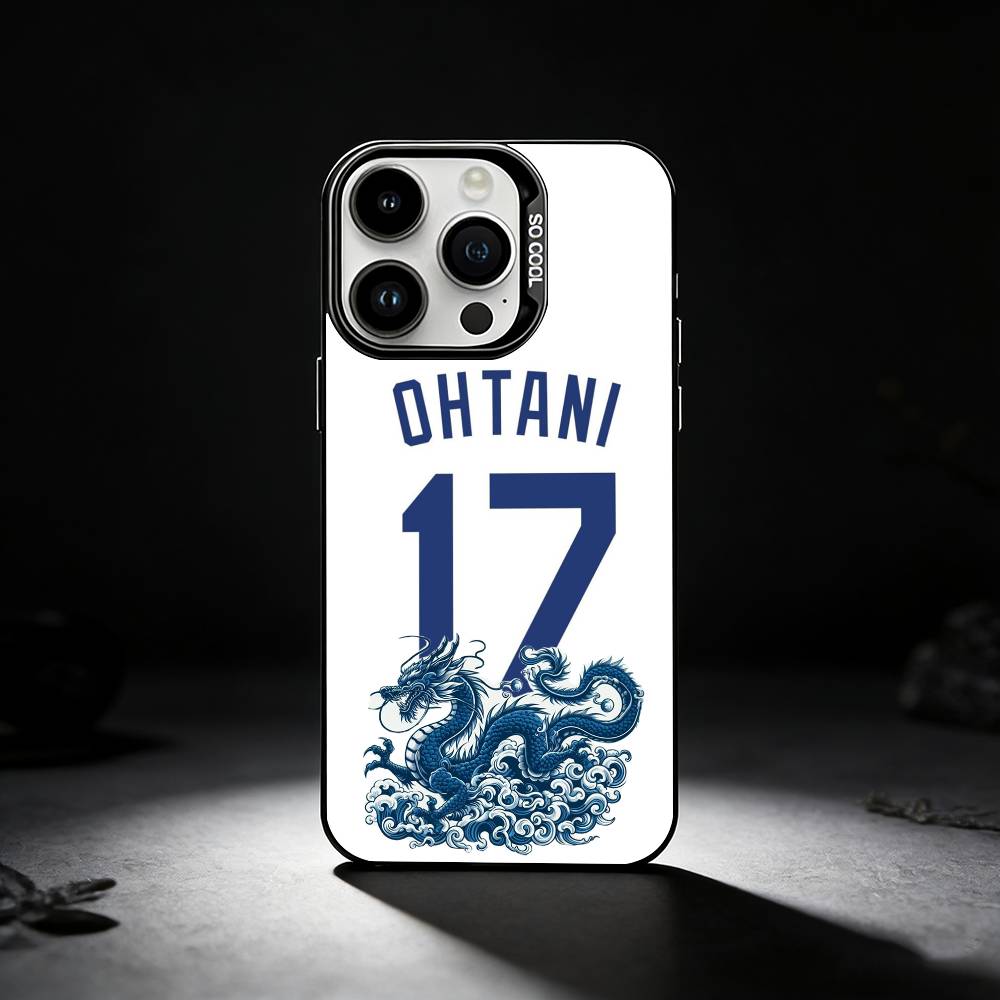 Pitcher S-Shohei Ohtani Phone Case For iPhone 17,16,15,14,13,12,11 Plus,Pro Max,XS,Colored silver phone case