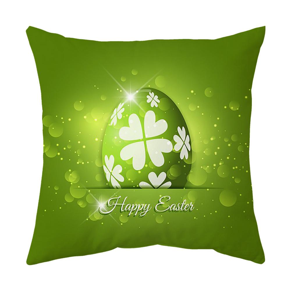 Easter Pillow Cover Cartoon Sofa Cushion Cover Office Waist Cushion Cover