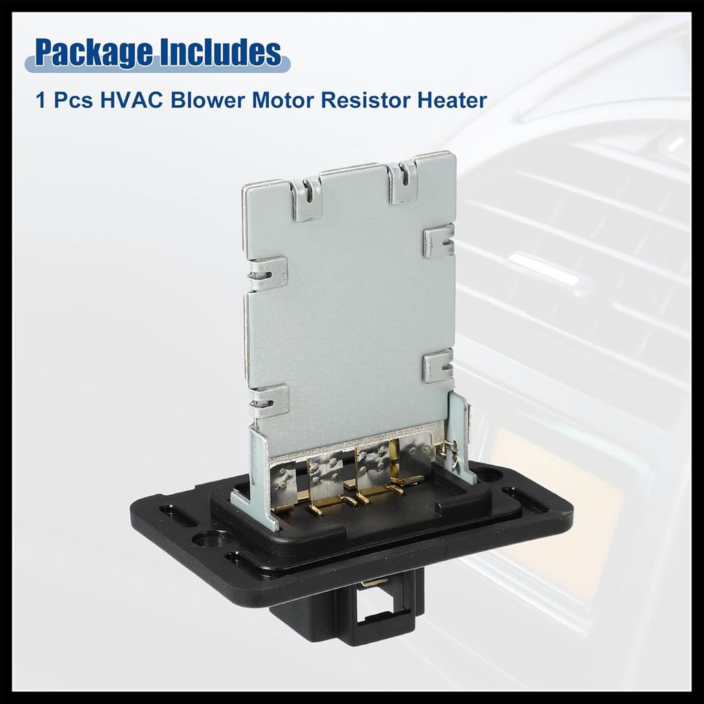 Car HVAC Blower Motor Resistor Heater Replacement Fit for Kia Forte 2014-2018 for Kia Sorento 2011-2019 NO. 20424/971283K000 - Pack of 1 Black