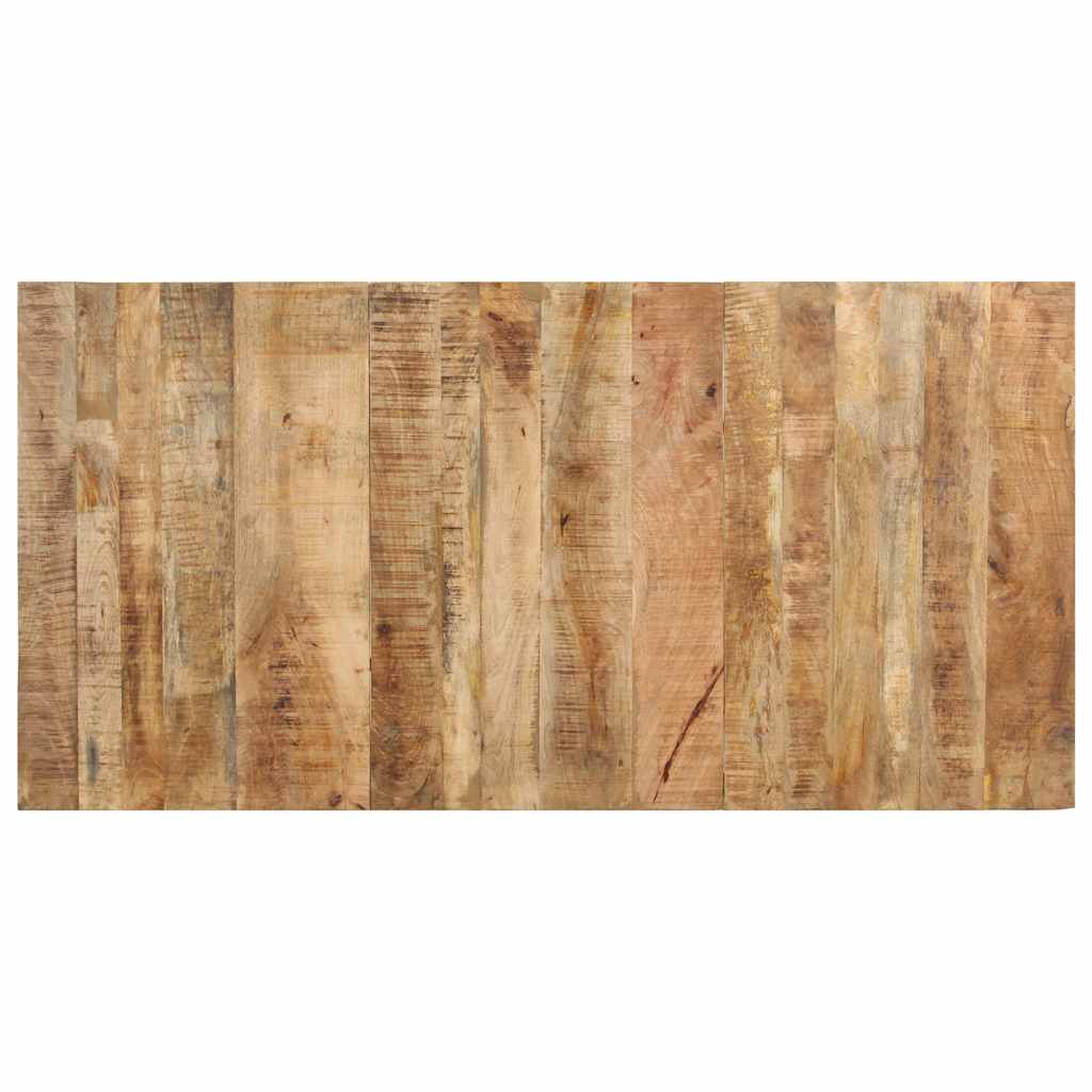 Dining Table 160 x 80 x 76 cm Rough Mango Wood