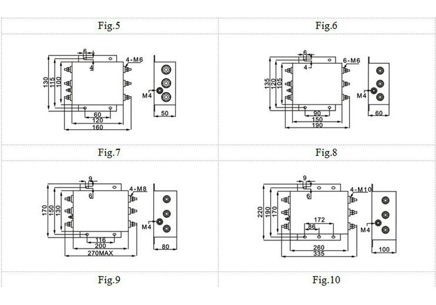 Anzhou AN-50C12GB Three-Phase 50A EMI Filter (380V/440V)