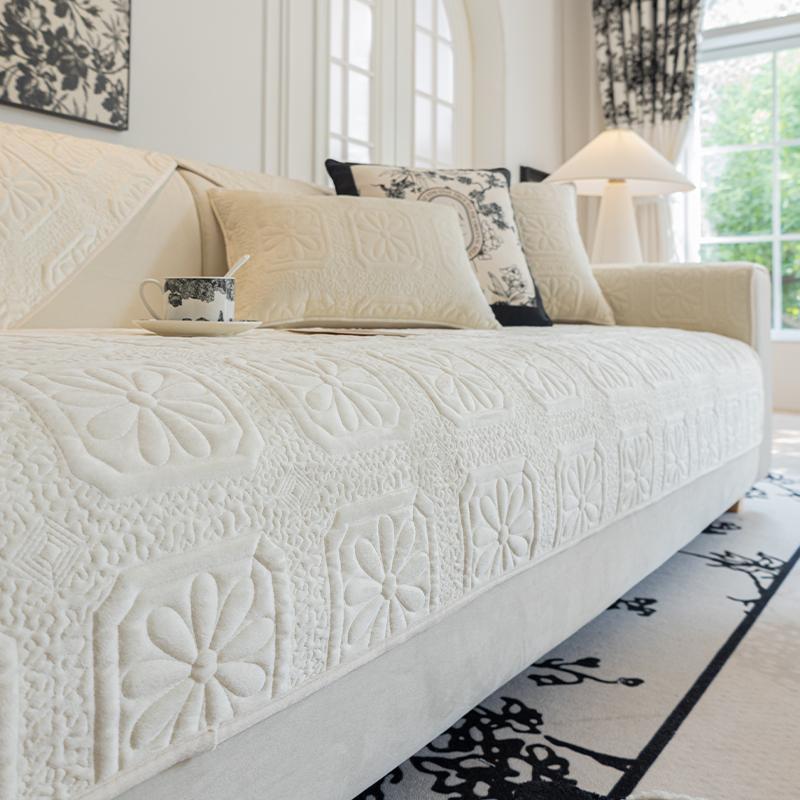 Narzuta na sofę z nadrukiem na każdą porę roku, ręcznik na sofę, pokrowiec z szenili, salon, antypoślizgowy pokrowiec na sofę