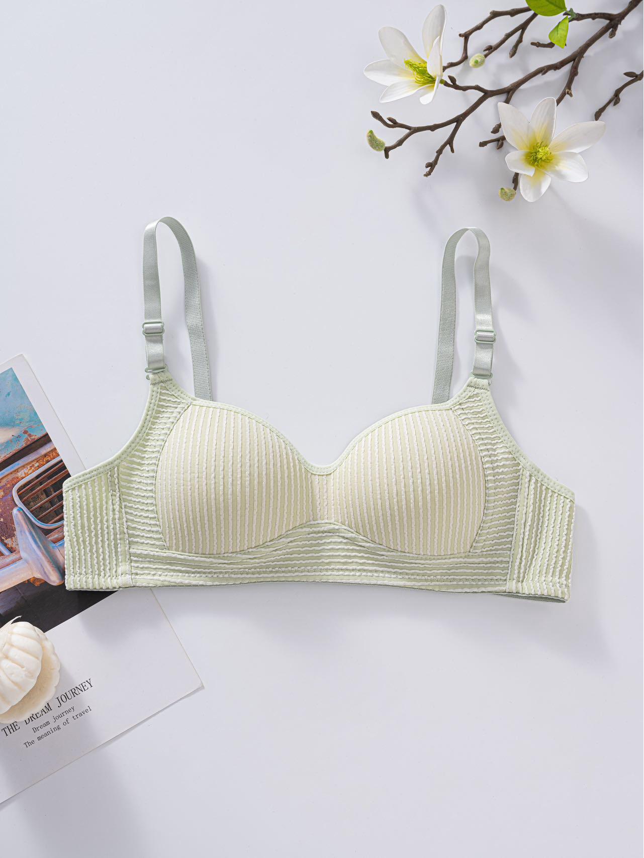 

Бесшовный бюстгальтер без косточек в японском стиле для женщин - Легкий, поддерживающий, идеально подходит для старшеклассниц с маленькой грудью 38/85AB