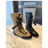 Fashion Heightened Inner Women's Belt Buckle Casual Mid-leg Boots
