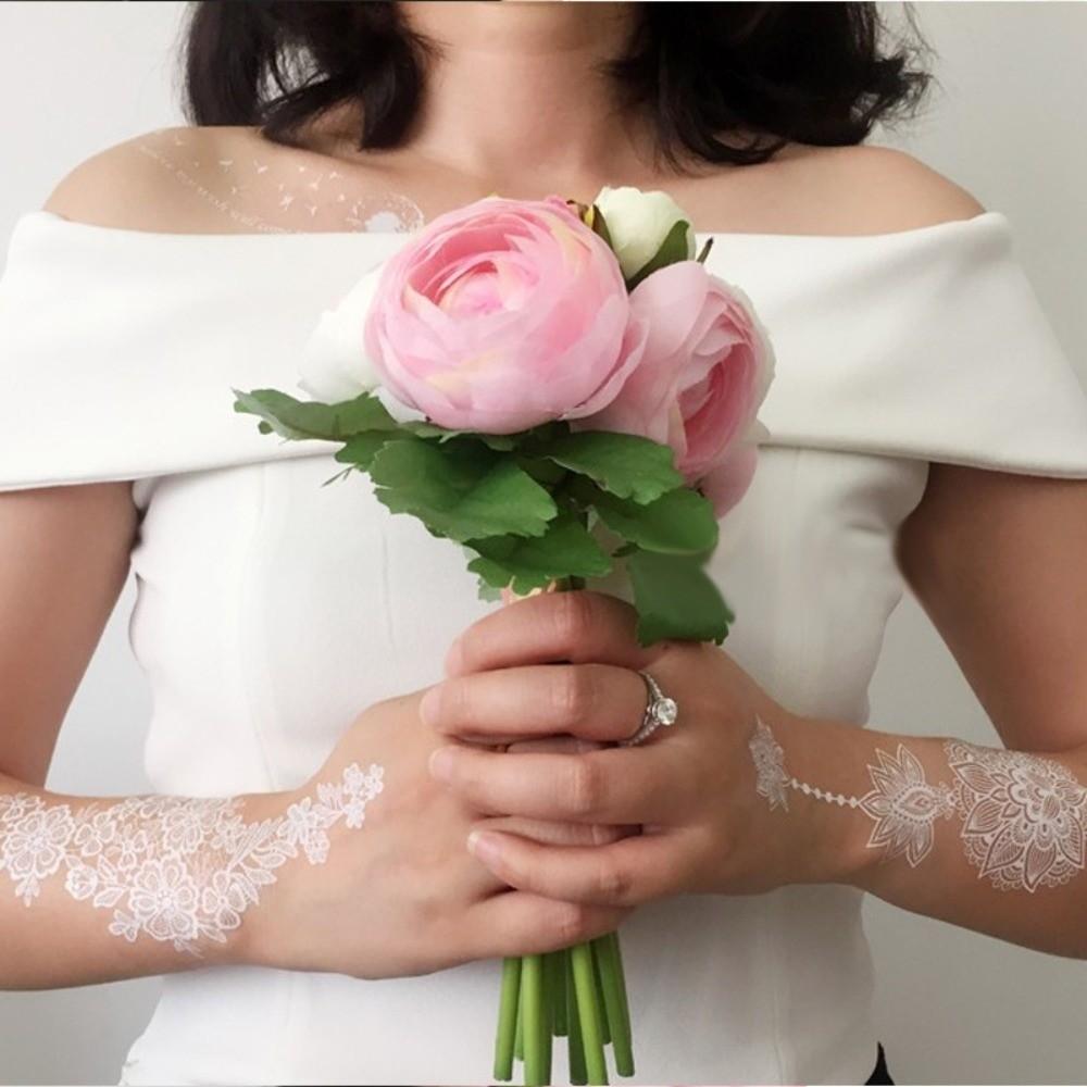 Falsches Henna Temporäres Tattoo Wasserübertragungs-Abziehbilder Körperkunst-Aufkleber Finger Hand Beine Arm