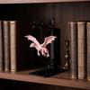 Unique Dragon Decor for Office Flying Bookshelf Light, Decorative Bookend Light & Desk, Sturdy Book Dividers Sculpture Support, Heavy Duty Organizer