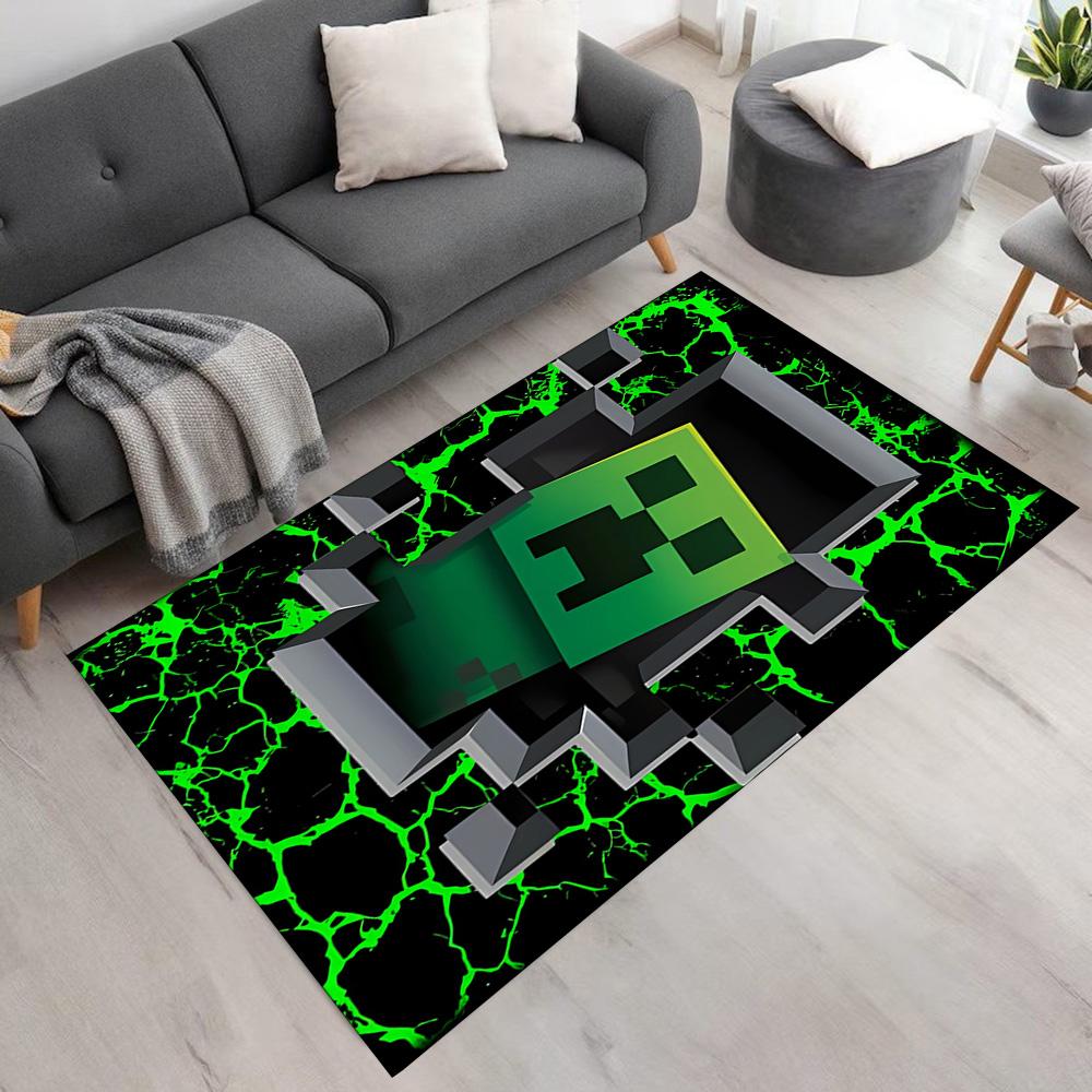 Minecraft Underground Adventure Floor Rug Office Rug Perfect for Bedrooms Hallway Living Rooms Dormitory Antislip Carpet Office home decor