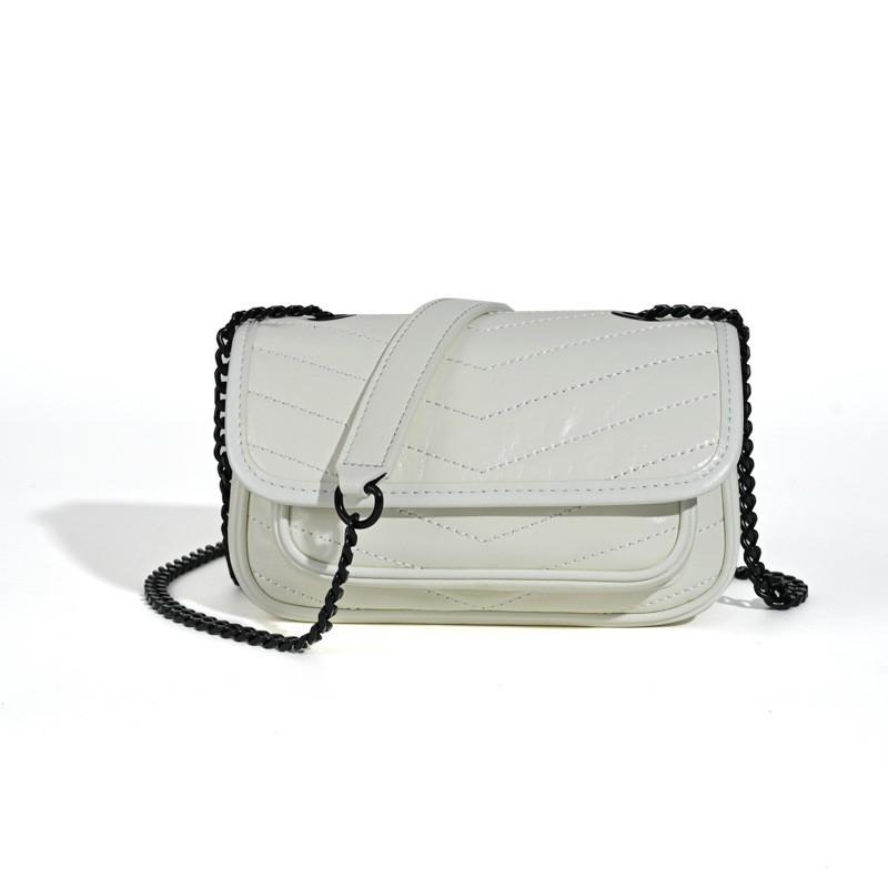 První vrstva Hovězí kůže Taška Dámská Módní Řetízková Messenger Malá Pravá kůže Jednoramenná Cross-body