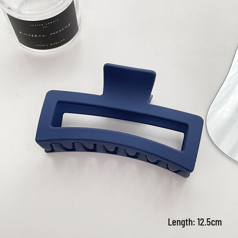 Women's Black Large Shark Claw Hair Clip for Advanced Style