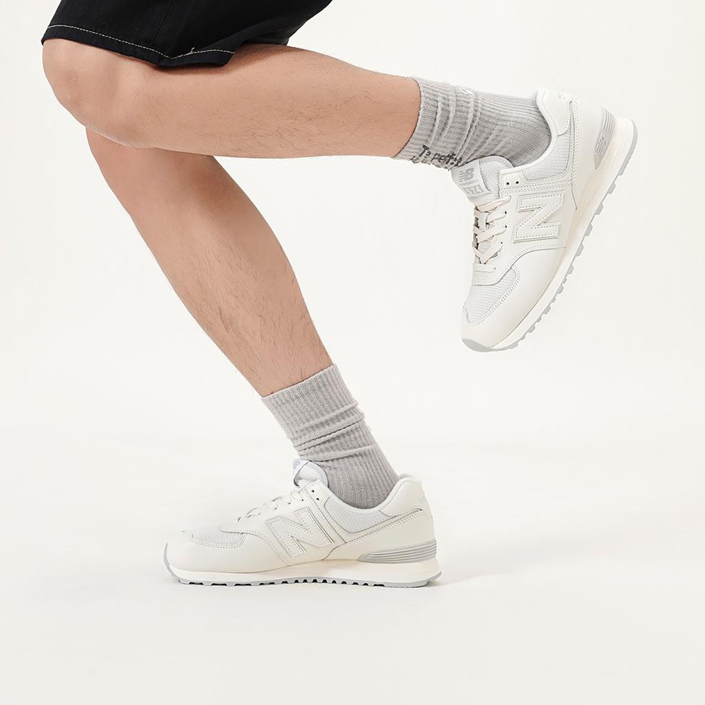 New Balance NB 574 Retro Nízké Ležérní Běžecké Boty Unisex tenisky Světle šedá ML574WP2