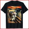 Scream Hamster Artistic Black Cotton T-Shirt Unisex T-Shirt