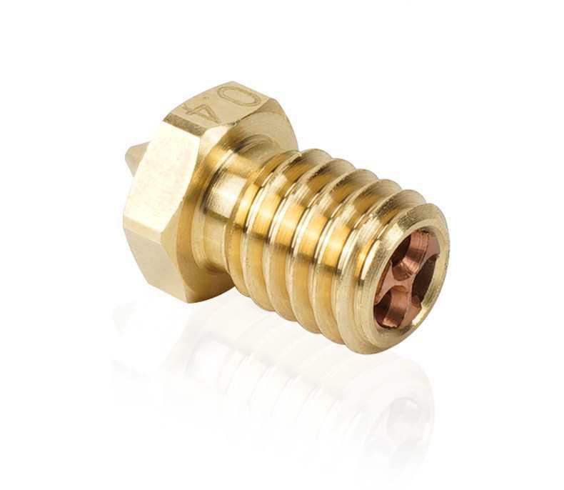 E3D V6 3D Printer High Flow Brass Nozzle, Hardened Steel Copper-Plated CHT Extruder Head, Clearance Sale.