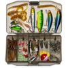 80 PCS/Set Fishing Lures Baits VIB Tackle Fishing Accessories With Tackle Box And Fishing Gear Lures