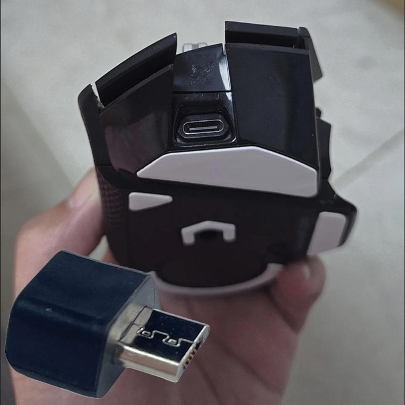 Originale Micro-USB-zu-Typ-C-Konverter für G502 Wireless Mouse Schneller Austauschmaterial Für Erwachsene